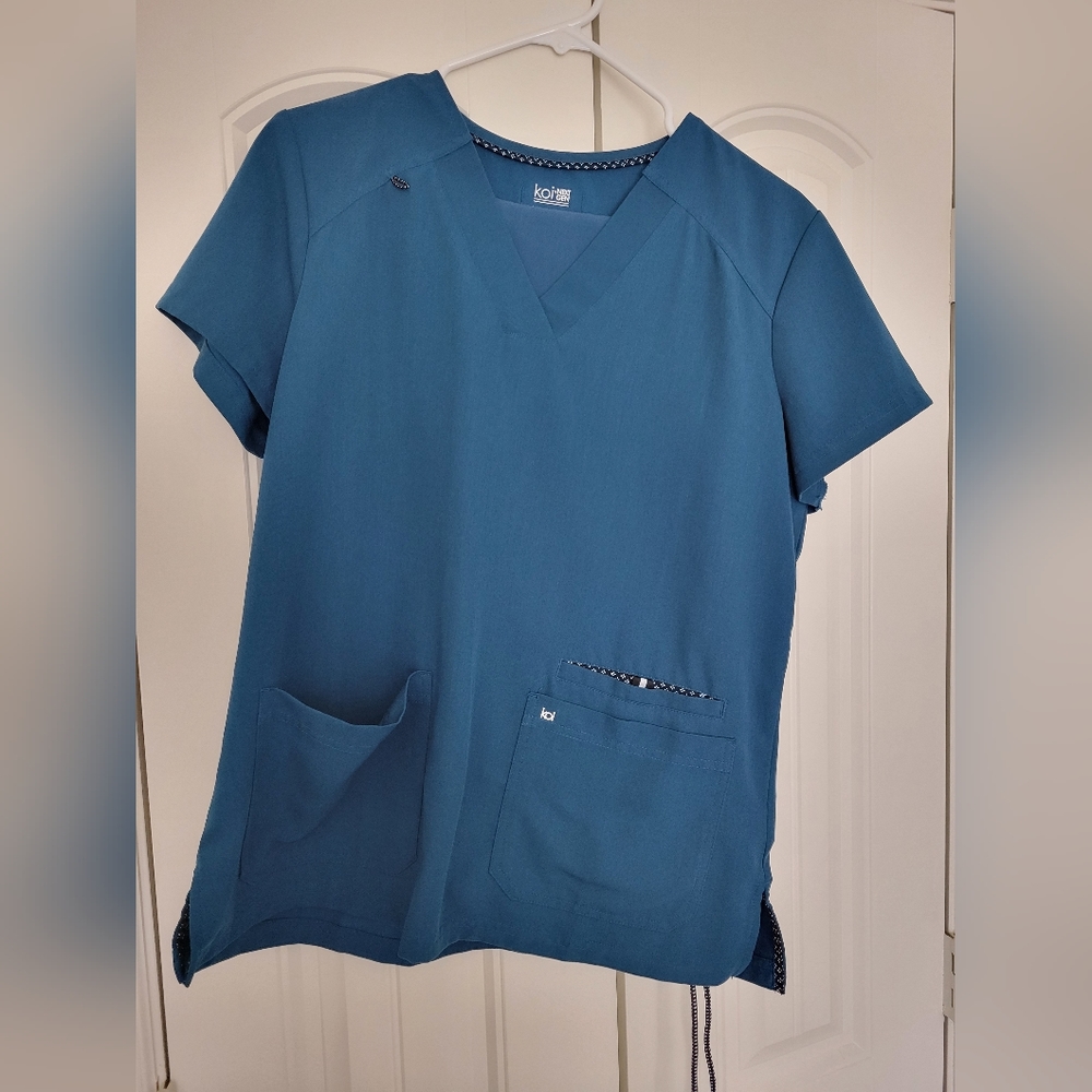 KOI Women's Blue Scrub set